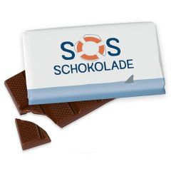 Kleine Schokolade 40g SOS SCHOKOLADE