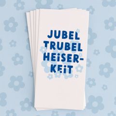 Taschentücher „Jubel, Trubel, Heiserkeit“