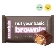 Riegel mit Haselnuss-Füllung von Treatfuls „nut your basic brownie“