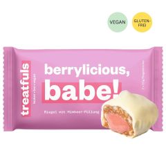 Riegel mit Himbeerfüllung von Treatfuls „berrylicious, babe!“