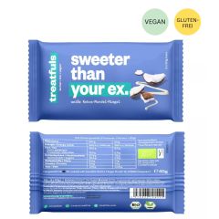 Weiße Kokosnuss-Mandel-Riegel „Sweeter than your ex.“