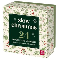 Adventskalender Zettel-Box SLOW CHRISTMAS