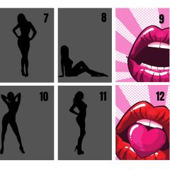 Adventskalender Zahlen 1 - 24 GFF HOT NUMBERS