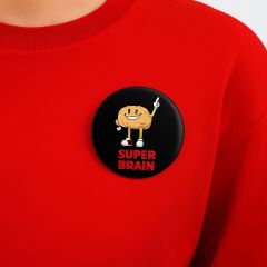 Ansteckbutton SUPER BRAIN