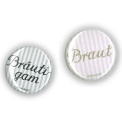 Buttonset BRAUT & BRÄUTIGAM
