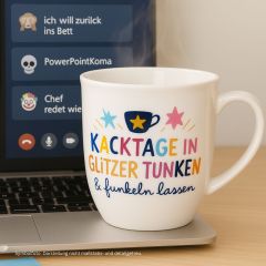 Großer Becher KACKTAGE