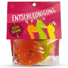 Fruchtgummischnecken ENTSCHLEUNIGUNG SLOW DOWN