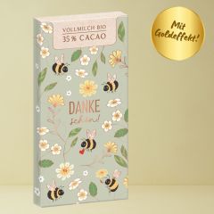 Bio-Vollmilchschokolade 80g DANKESCHÖN!