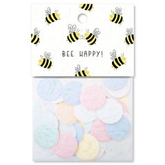 Blumensamenkonfetti „Bee Happy“ - Kleiner Blumenersatz