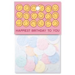 Blumensamenkonfetti „Happiest Birthday to you“ - Kleiner Blumenstrauß Ersatz