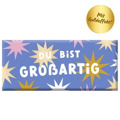 Schokolade 30g DU BIST GROSSARTIG!