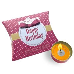 Glückslicht HAPPY BIRTHDAY - gepunktet