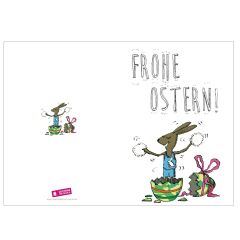Personalisierbare Grußkarte FROHE OSTERN - A5 Ramiro