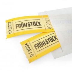 Einzelwertmarke zum Einlösen „Frühstück“ – Mini-Geschenk