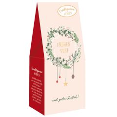 Fruchtgummi Herzen FROHES FEST UND GUTEN RUTSCH!