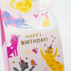 Fruchtgummi Herzen Happy Birthday (Katzenedition)