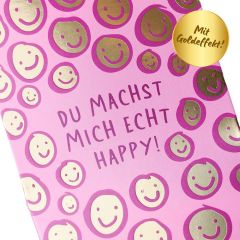 Fruchtgummi Herzen DU MACHST MICH ECHT HAPPY!