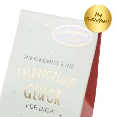 Fruchtgummi Herzen EXTRAPORTION GLÜCK