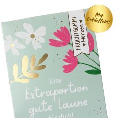 Fruchtgummi Herzen EINE EXTRAPORTION GUTE LAUNE