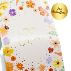 Fruchtgummi Herzen FROHE OSTERN - Blumen
