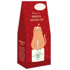 Geschenktüte „Fröhliche Weihnachten“ – Weihnachtsgeschenk für Katzenfans (Set 5)