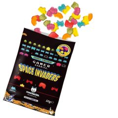 Fruchtgummis 50g SPACE INVADERS GAMER GUMMIES - zuckerreduziert
