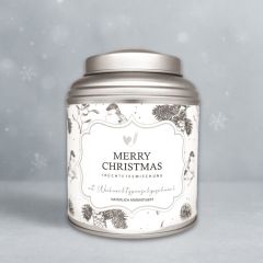 Früchteteemischung in schöner Blechdose „Merry Christmas“