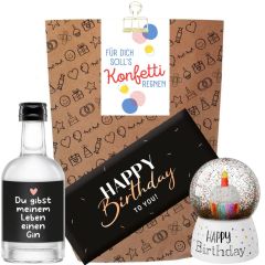 Geschenktüte zum Geburtstag – Geschenkset „Konfetti regnen“ (Set 14)