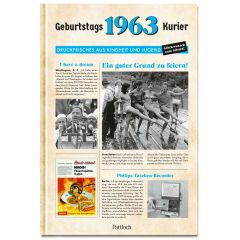 Geschenkbuch GEBURTSTAGSKURIER 1963