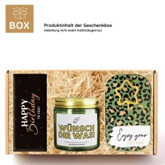 Geschenkbox Geburtstag – Geburtstagsgeschenk „Das beste Alter ist jetzt!“ (Set 5)