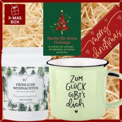 Gefüllte Geschenkbox Weihnachten „Danke für deine Fürsorge“ (Set 2)