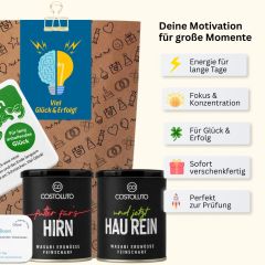 Geschenktüte „Viel Glück & Erfolg“ – Geschenk zur Prüfung oder zum Jobstart (Set 11)