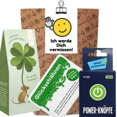 Geschenktüte Abschiedsgeschenk „Ich werde dich vermissen!“ (Set 3)