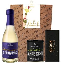Geschenktüte „Glückwunsch“ – Geschenk zum Geburtstag (Set 5)