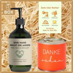 Geschenkbox Nachbarschaftsgeschenk „Danke lieber Nachbar!“ (Set 1)