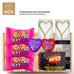 Geschenkbox „Du Ich läuft“ - rosa (Set 1)