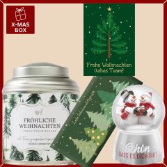 Geschenkbox Weihnachten „Frohe Weihnachten liebes Team“ – Mitarbeitergeschenk (Set 3)
