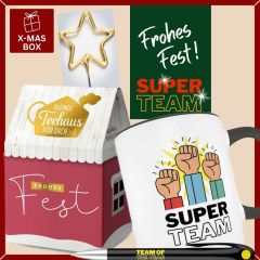 Geschenkbox X-Mas FROHES FEST SUPER TEAM # 2