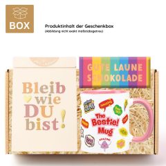 Geschenkbox Geburtstagsgeschenk für Beste Freundin „You’re one in a million“ (Set 1)