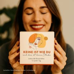 Kärtchenbox - liebevolle Botschaften Keine ist wie Du
