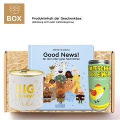 Geschenkbox Geburtstag – Geburtstagsgeschenk „Das beste Alter ist jetzt!“ (Set 4)