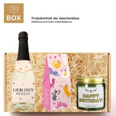 Geschenkbox Geburtstagsgeschenk für Beste Freundin „You’re one in a million“ (Set 2)