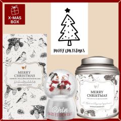 Geschenkbox Weihnachten „Happy Christmas“ – Stilvolles Weihnachtsgeschenk (Set 1)
