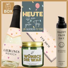 Geschenkbox zum Geburtstag - Geschenkset „Heute ist ein guter Tag!“ (Set 4)