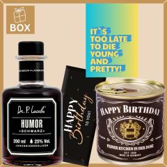 Geschenkbox IT`S TOO LATE # 1