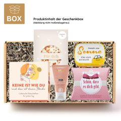 Geschenkbox zum Geburtstag – Geschenkset „Konfetti regnen“ (Set 3)