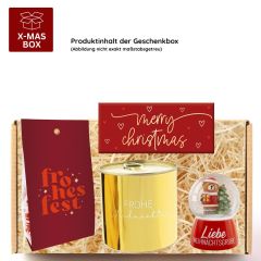 Geschenkbox „Schöne Weihnachten“ - Originelles Weihnachtsgeschenk (Bär – Set 1)