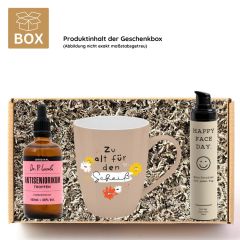 Geschenkbox zum 60. Geburtstag – Lustiges Überlebenspaket (Set 2)