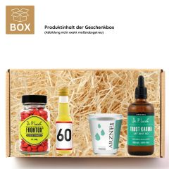 Geschenkbox Überlebenspaket zum 60. Geburtstag „Survival Kit“ (Set 7)
