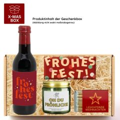 Geschenkbox Weihnachten – Ausgefallenes Weihnachtsgeschenk (Schneekugel – Set 6)